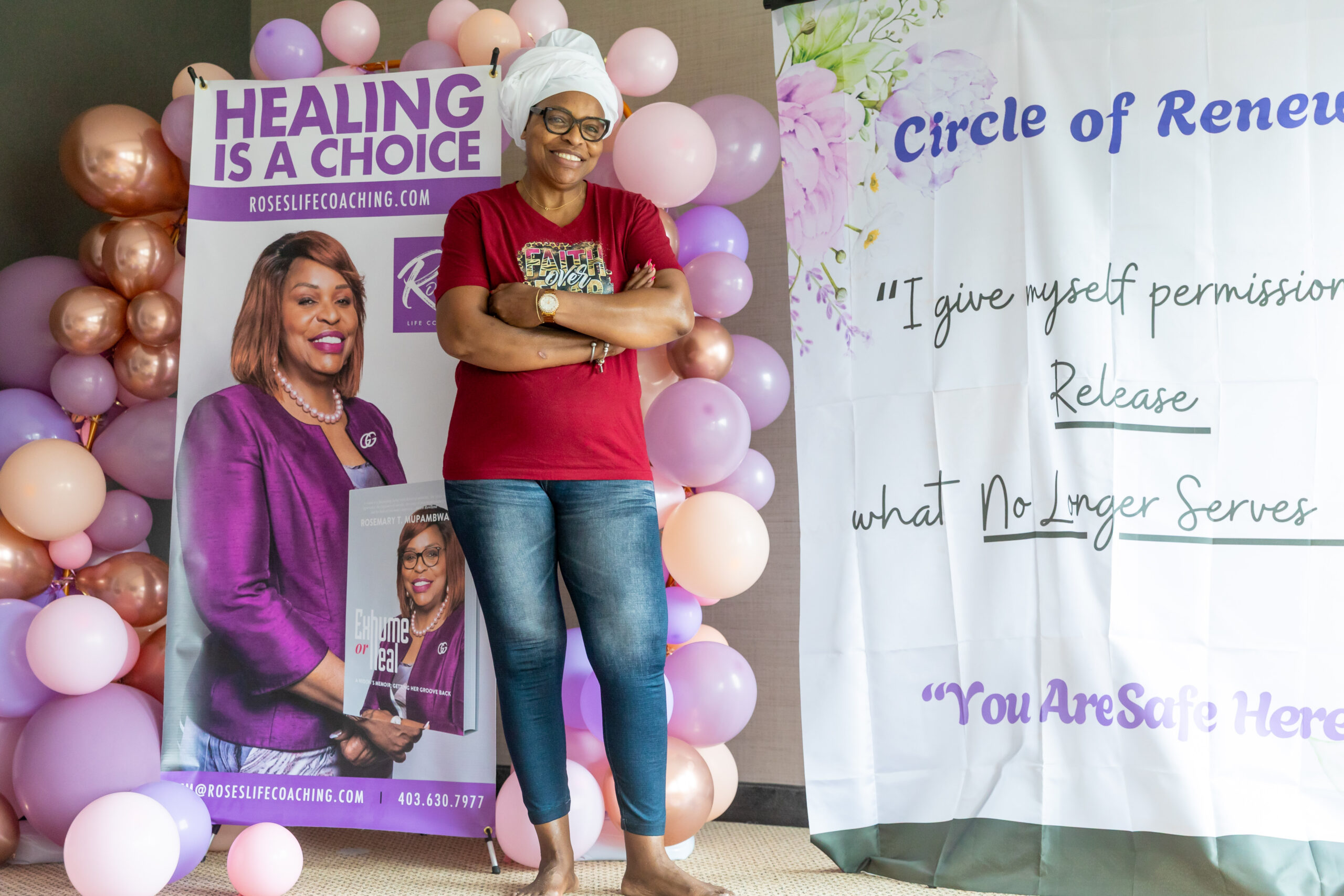 RETREAT ROSE new STANDING BY HEALING IS A CHOICE